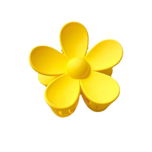 Korean Flower Hair Claw Clip for Women, Cute Floral Shark Clip, Strong Hold Updo Hair Clamp, Bath Hair Clip, Sweet Fashion Hair Accessory